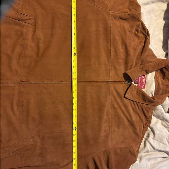 100% Leather Suede Rochester Jacket Brown Size 4X Big - Picture 8 of 8